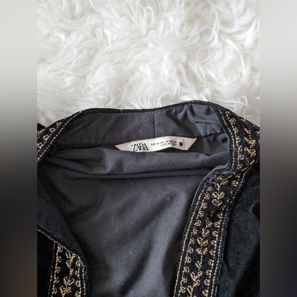 Zara Velvet Beaded Jacket - Picture 5 of 7